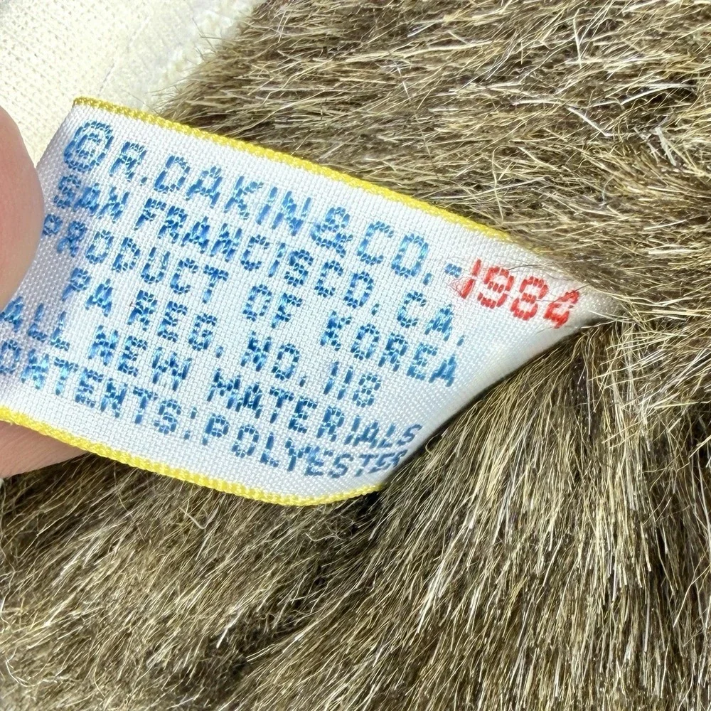 Vintage 1984 Dakin Nature Babies Baldknobbers Billy Bear Branson MO‎ Plush 16